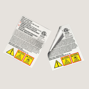 ETL certification label