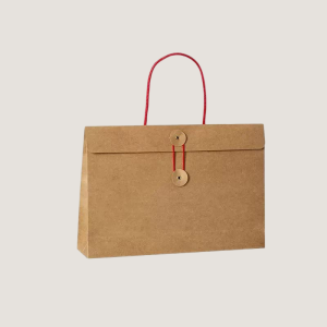 coffee kraft paper tote bag