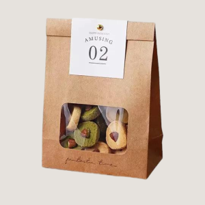 cookie kraft paper bag