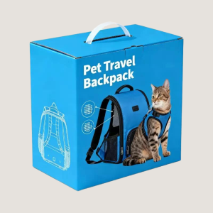 corrugated box with handle