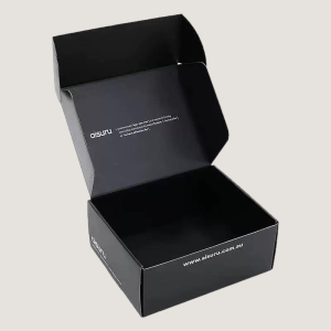 corrugated coffee shipping box