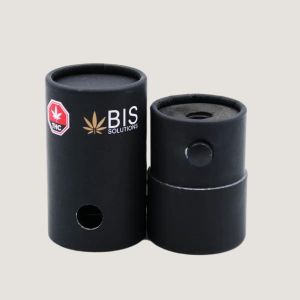 custom printed cannabis tube with child-lock