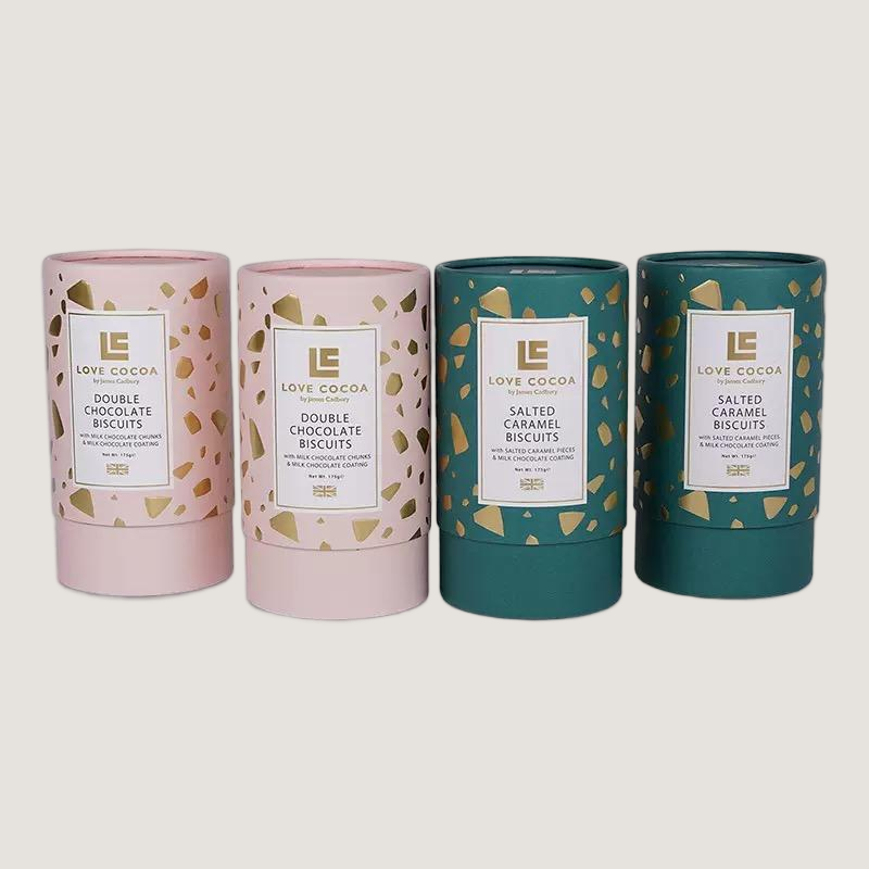 custom printed chocolate tube