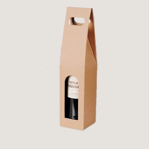 custom printed kraft wine box