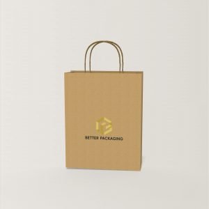 handled kraft bag