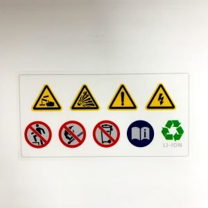 transparent PET label