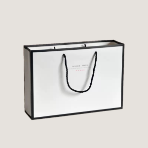white card paper bag