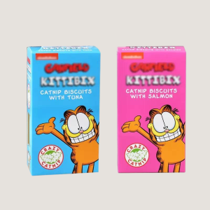 white cardboard cat food box