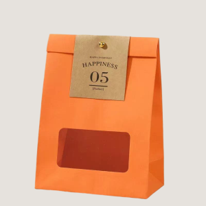 windowed paper bag