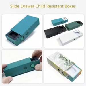Slide Drawer Child Resistant Boxes